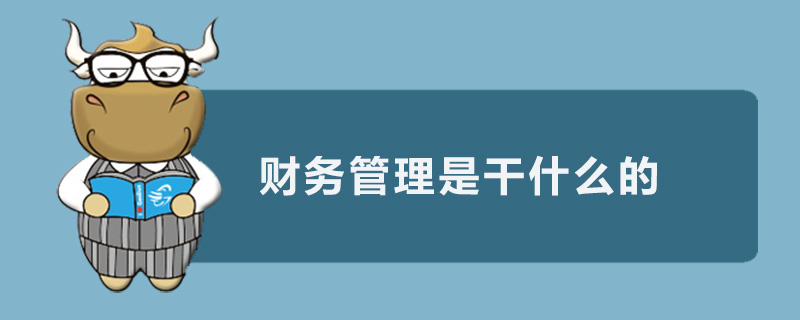 财务管理是干什么的