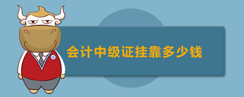 会计中级证挂靠多少钱