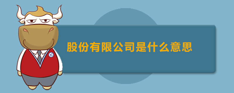 股份有限公司是什么意思