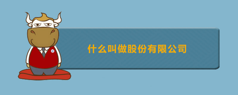 什么叫做股份有限公司