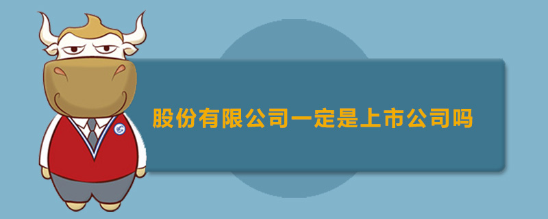 股份有限公司一定是上市公司吗