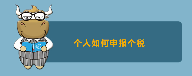 个人如何申报个税