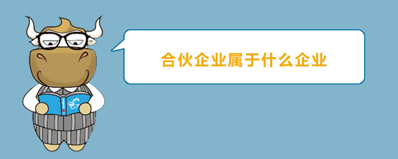 合伙企业属于什么企业