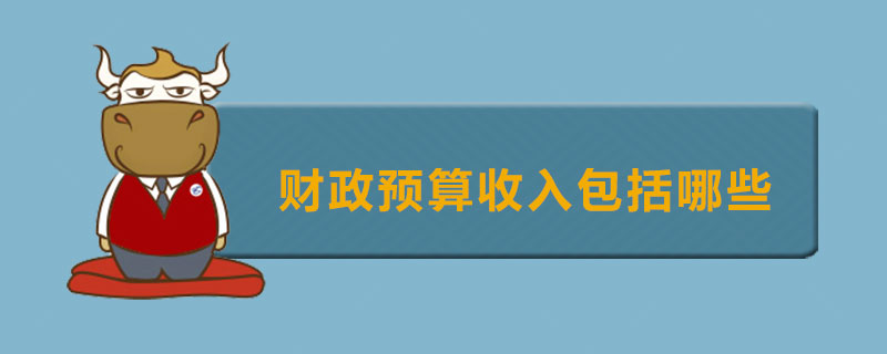 财政预算收入包括哪些